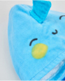 Toalla poncho de recién nacido de punto con capucha