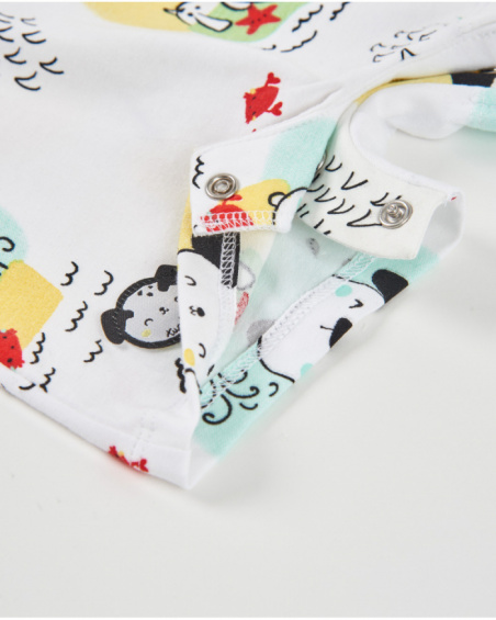 Pelele de recién nacido de punto sin mangas