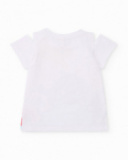 Conjunto de niña de punto y diseño floral