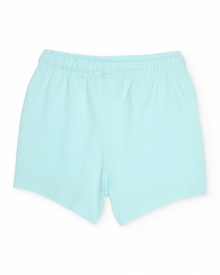 Bermuda de niño de punto con cordón ajustable