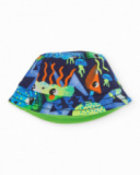 Gorro de niño de punto y diseño reversible