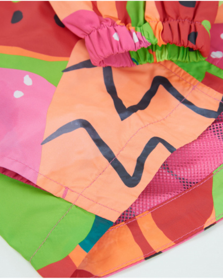 Chaqueta de niña de plana y cierre con cremallera