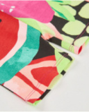 Leggings de niña de punto con diseño de frutas