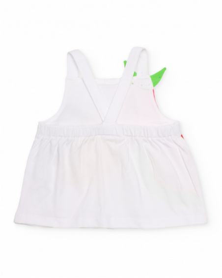 Conjunto de niña de punto y estampado grande