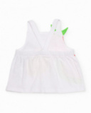 Conjunto de niña de punto y estampado grande