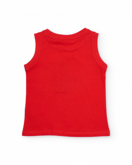 Camiseta de niño de punto con diseño de piña