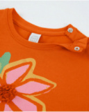 Vestido de niña de punto y detalle texturizado