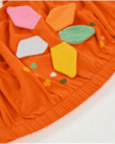 Top de niña de punto con detalles en relieve