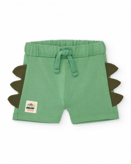 Conjunto de niño de punto con apliques laterales