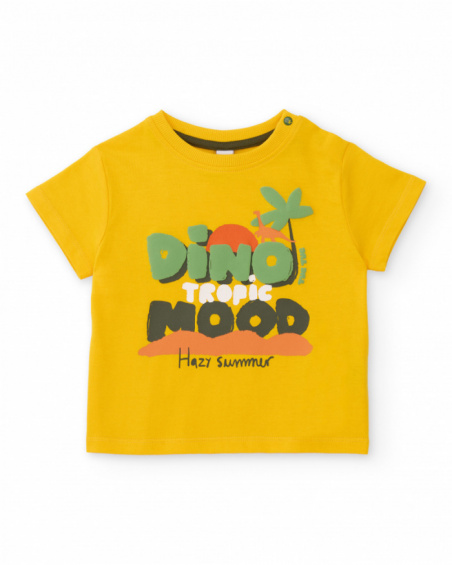 Camiseta de niño de punto con estampado frontal