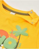 Camiseta de niño de punto con estampado frontal