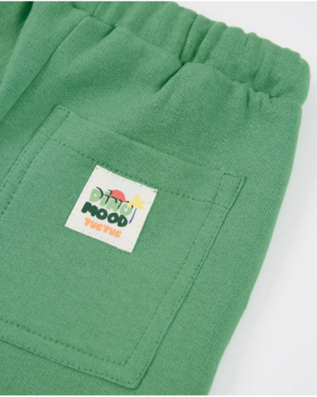 Pantalones de niño de punto con cintura elástica