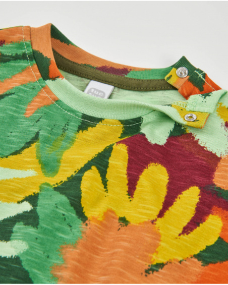 Camiseta de niño de punto con estampado integral