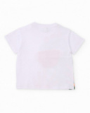 Camiseta de niño de punto con aplicación frontal