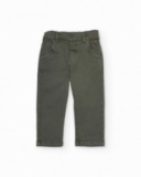 Pantalones de niño de plana y cintura con ajuste interno