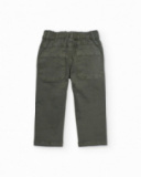 Pantalones de niño de plana y cintura con ajuste interno