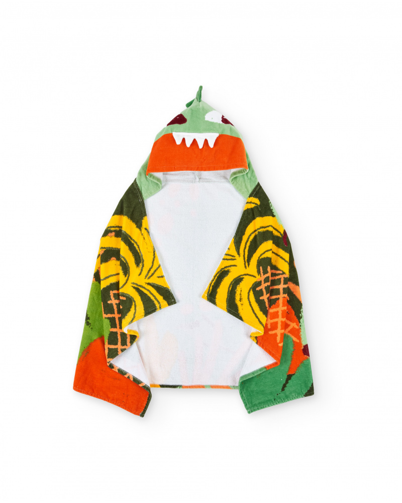 Toalla de niño de punto con capucha decorada