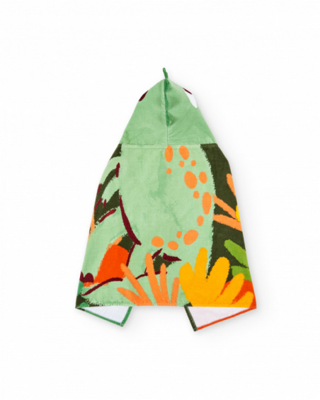 Toalla de niño de punto con capucha decorada