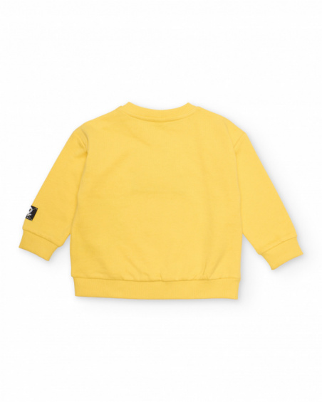 Sudadera de niño de punto con detalle en relieve