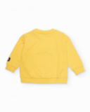 Sudadera de niño de punto con detalle en relieve