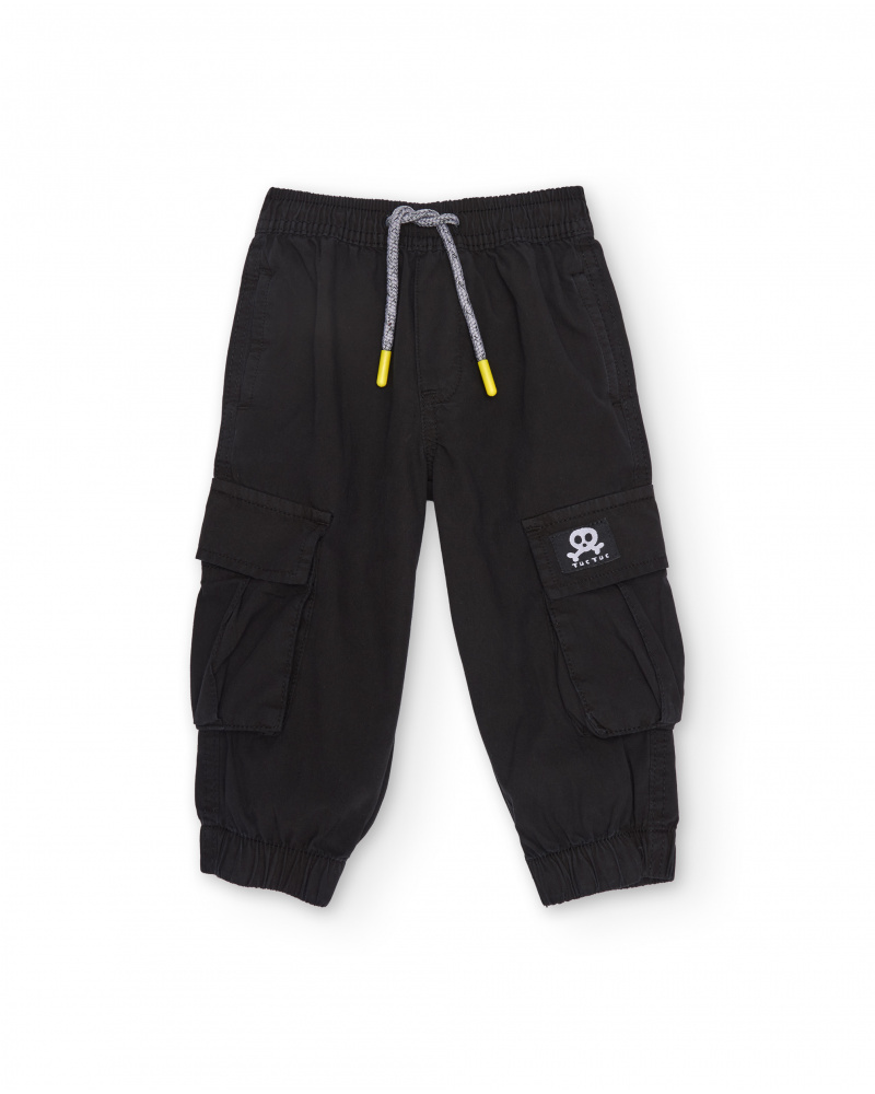 Pantalones de niño de plana y diseño cargo