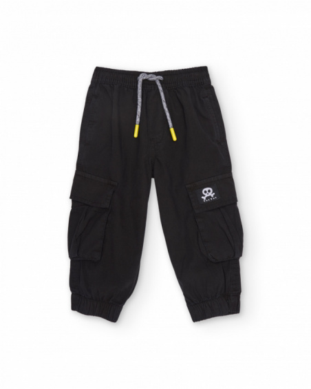 Pantalones de niño de plana y diseño cargo