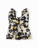 Vestido de niña de plana y tirantes con volantes