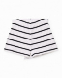 Conjunto de niña de punto con motivo floral