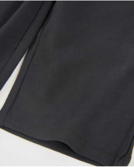 Pantalones de niña de punto y cintura elástica