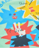 Camiseta de niño de punto y estampado dinámico