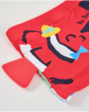 Bañador de niño de punto con aleta lateral