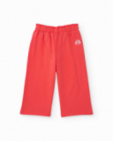 Pantalones de niña de punto y corte culotte