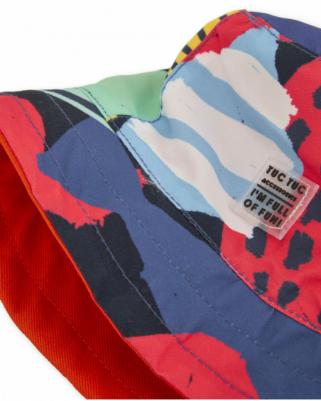 Gorro de niño de punto y diseño reversible