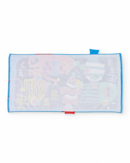 Toalla de niño de punto con detalles en relieve