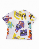 Camiseta de niño de punto y diseño de animales