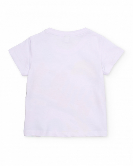 Camiseta de niño de punto con estampado grande