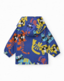 Chaqueta de niño de plana y estampado de animales