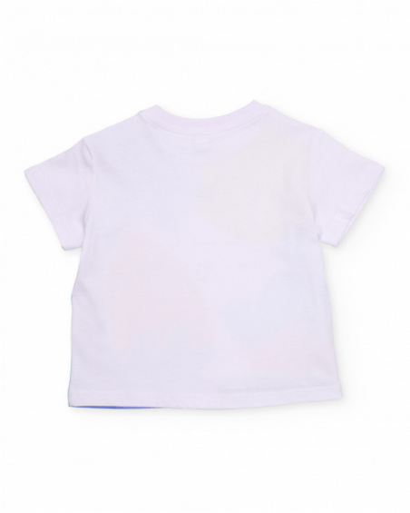 Camiseta de niño de punto con estampado abstracto