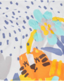 Vestido de niña de punto con cintura elástica