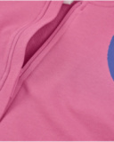 Sudadera de niña de punto y diseño corto