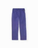 Pantalones de niño de plana y cintura ajustable