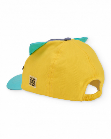 Gorra de niño de plana y gafas en relieve