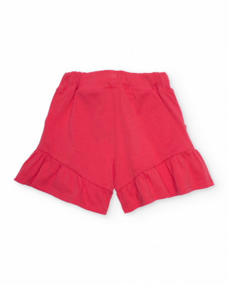 Short de niña de punto con cintura elástica