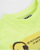 Camiseta de niño de punto con diseño frontal