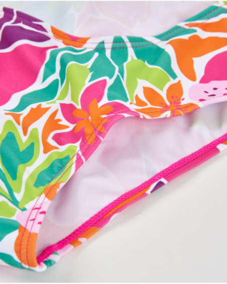 Bañador de niña de punto con nudo decorativo