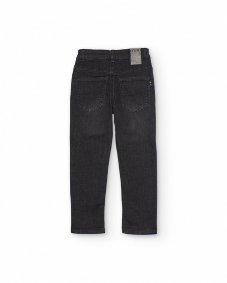 Pantalones de niño de plana y tejido denim