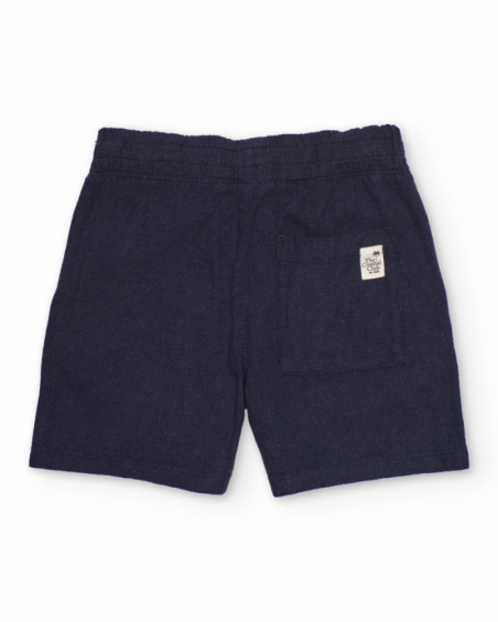 Bermuda de niño de plana con cordón ajustable