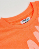 Camiseta de niño de punto con gran estampado frontal