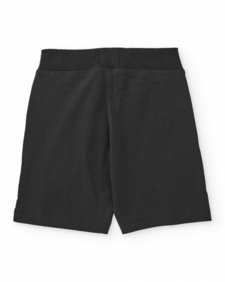 Conjunto de niño de punto con franjas horizontales