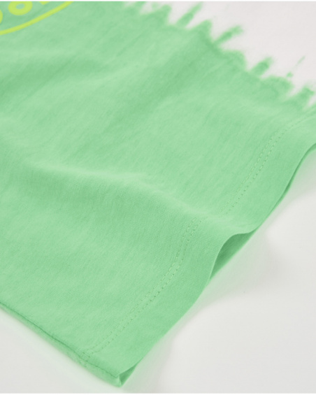 Camiseta de niño de punto con efecto degradado